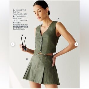 Abercrombie Vest and Skort Set